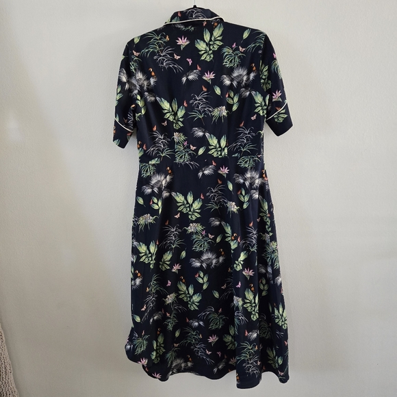 Rachel Roy Collection Forest Wrap Dress Size Small - Picture 7 of 7